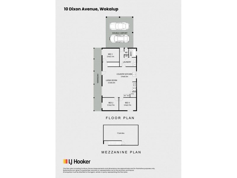 10 Dixon Avenue, Wokalup WA 6221 Floorplan