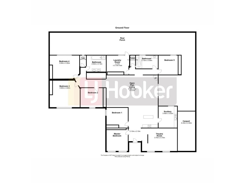 8 Laurie Street, Collie WA 6225 Floorplan