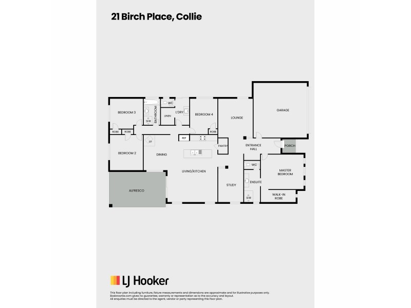 21 Birch Place, Collie WA 6225 Floorplan