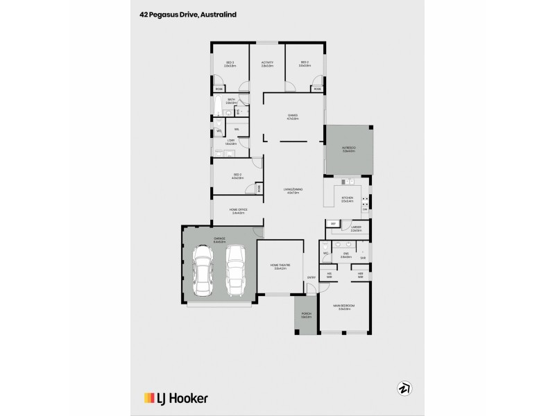 42 Pegasus Drive, Australind WA 6233 Floorplan