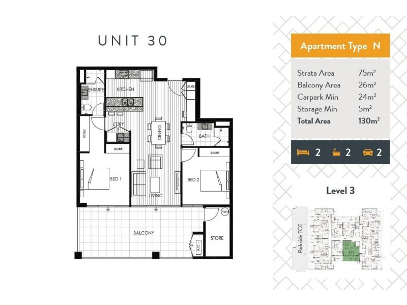 42/153-175 Burswood Road, Burswood WA 6100 Floorplan