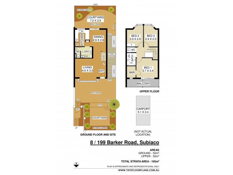 8/199 Barker Road, Subiaco WA 6008 Floorplan