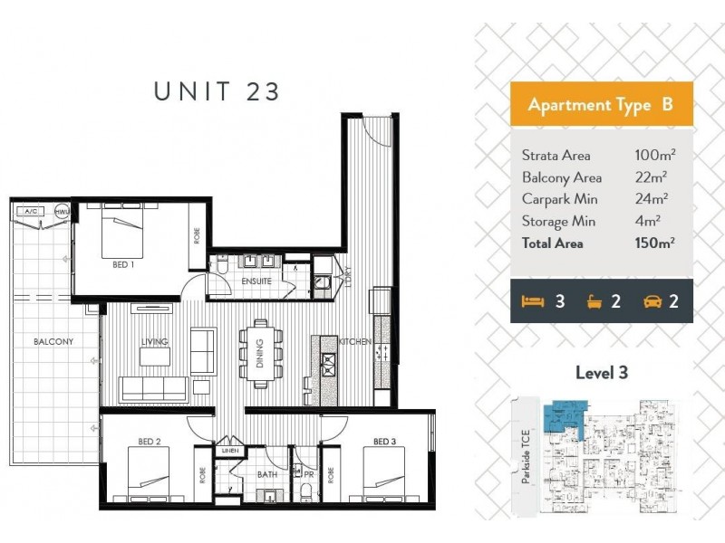27/153-175 Burswood Road, Burswood WA 6100 Floorplan