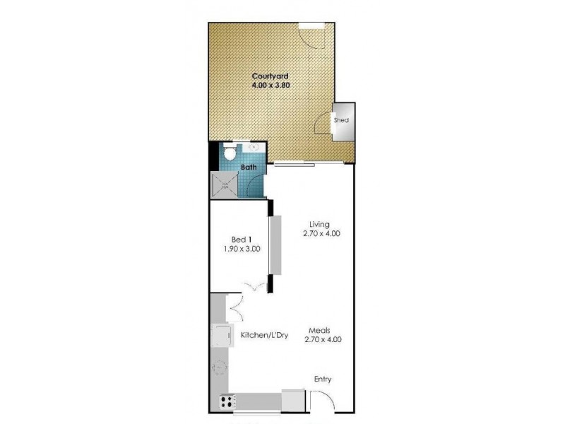 1/100 – 108 Subiaco Road, Subiaco WA 6008 Floorplan