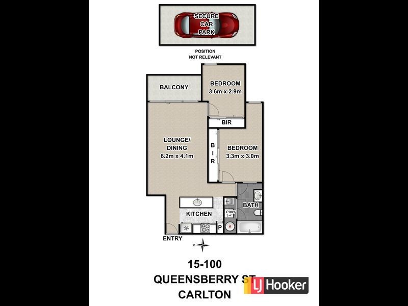 15/100 Queensberry Street, Carlton VIC 3053