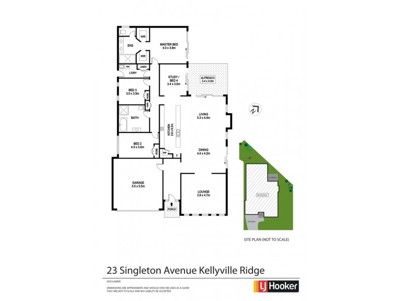23 Singleton Avenue, Kellyville Ridge NSW 2155 Floorplan