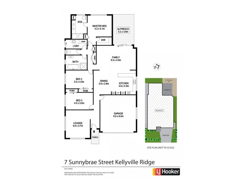7 Sunnybrae Street, Kellyville Ridge NSW 2155 Floorplan