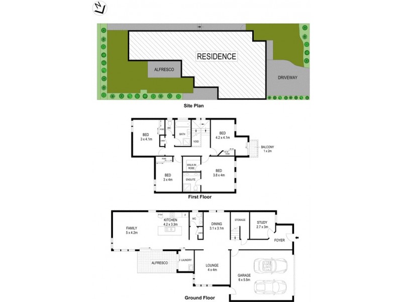18 Deneden Avenue, Kellyville Ridge NSW 2155 Floorplan