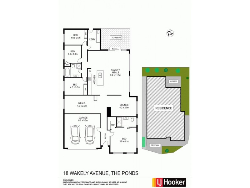 18 Wakely Avenue, The Ponds NSW 2769 Floorplan