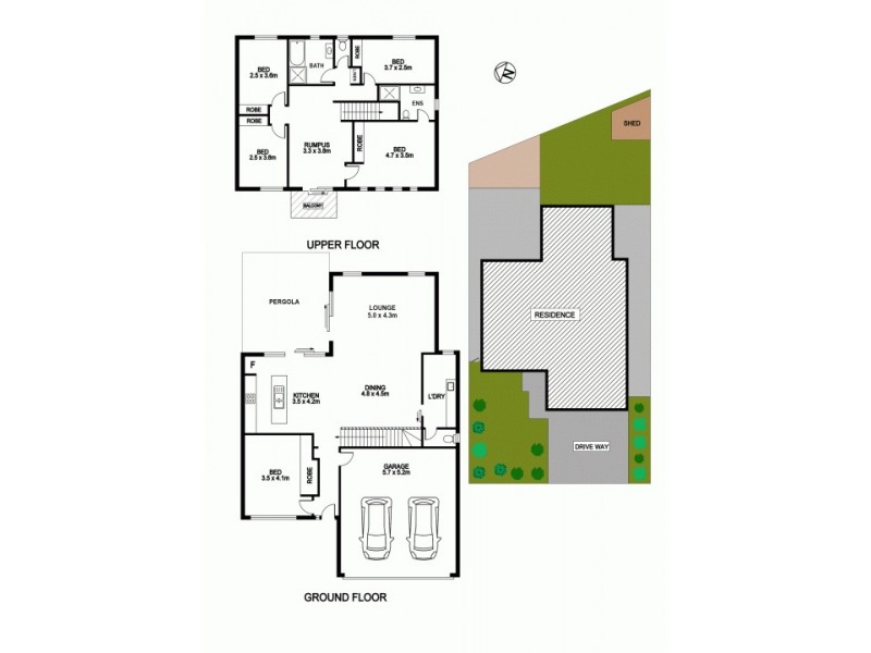 14 Brooklea Place, Kellyville Ridge NSW 2155 Floorplan
