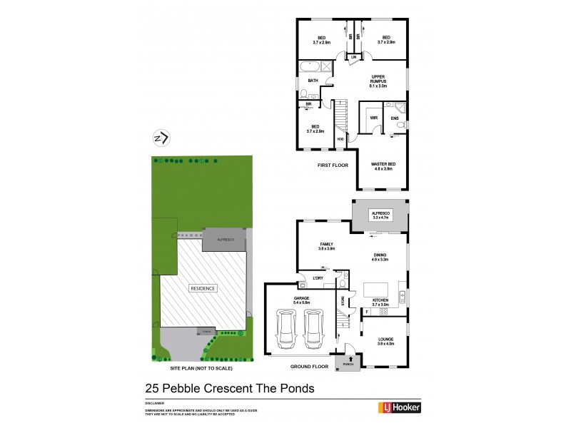 25 Pebble Crescent, The Ponds NSW 2769 Floorplan