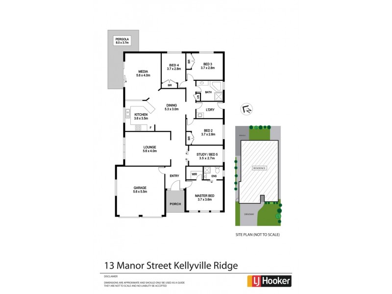 13 Manor Street, Kellyville Ridge NSW 2155 Floorplan