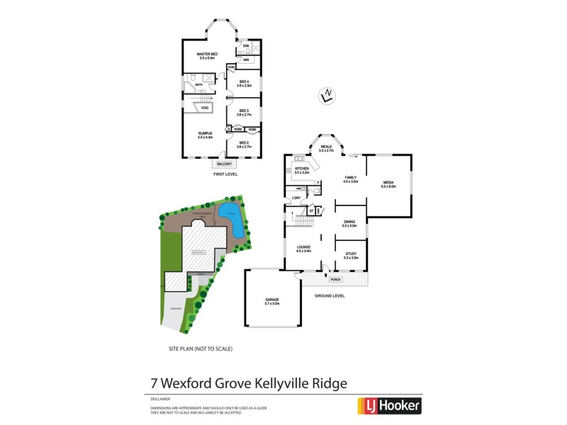 7 Wexford Grove, Kellyville Ridge NSW 2155 Floorplan