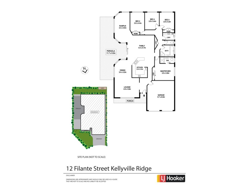 12 Filante Street, Kellyville Ridge NSW 2155 Floorplan
