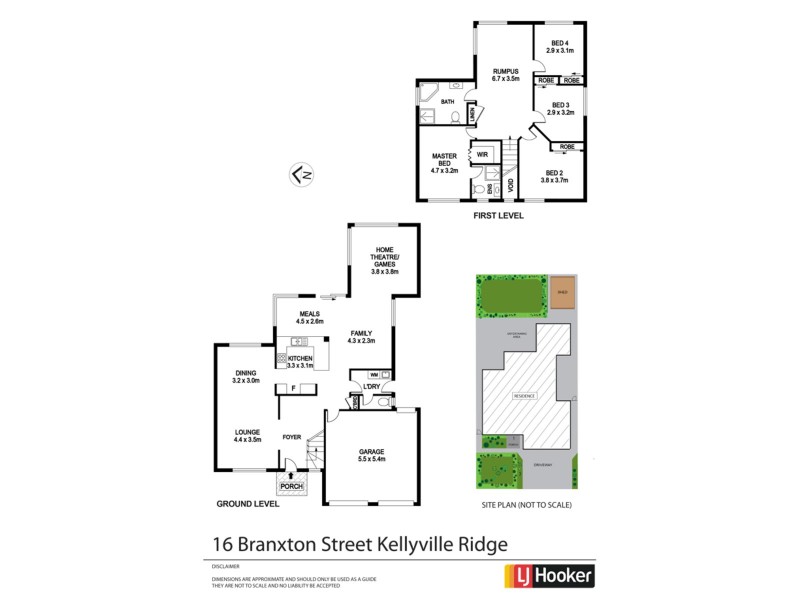 16 Branxton Street, Kellyville Ridge NSW 2155 Floorplan