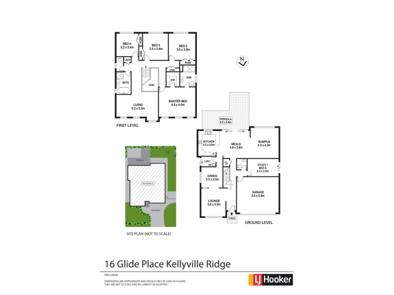 16 Glide Place, Kellyville Ridge NSW 2155 Floorplan