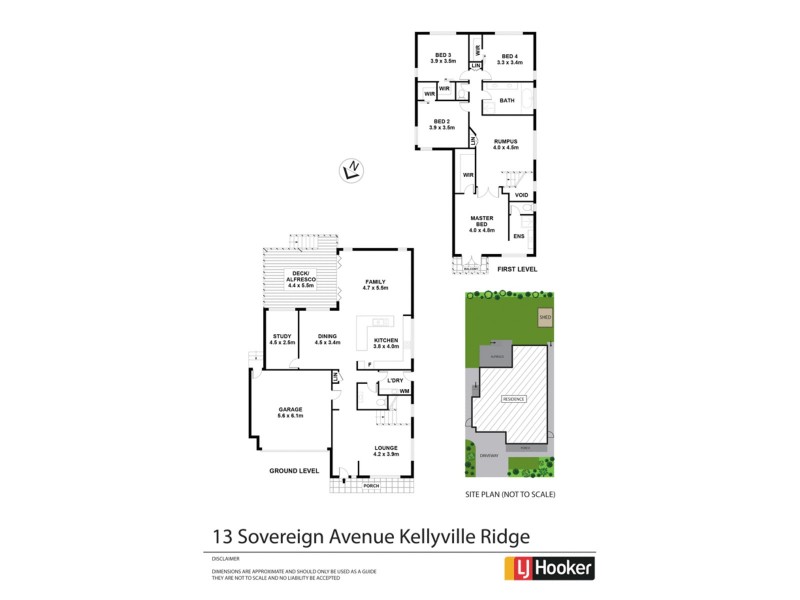 13 Sovereign Avenue, Kellyville Ridge NSW 2155 Floorplan