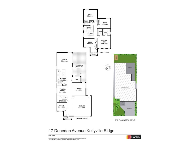 17 Deneden Avenue, Kellyville Ridge NSW 2155 Floorplan