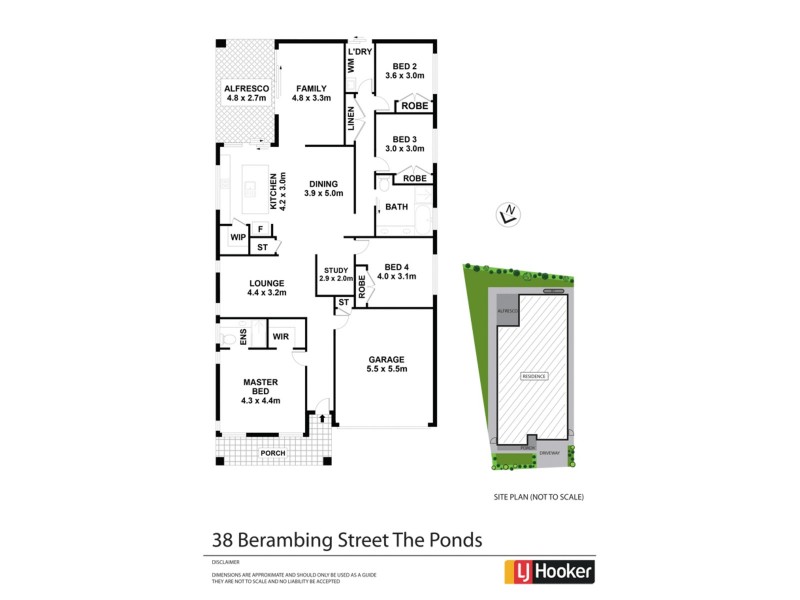38 Berambing Street, The Ponds NSW 2769 Floorplan