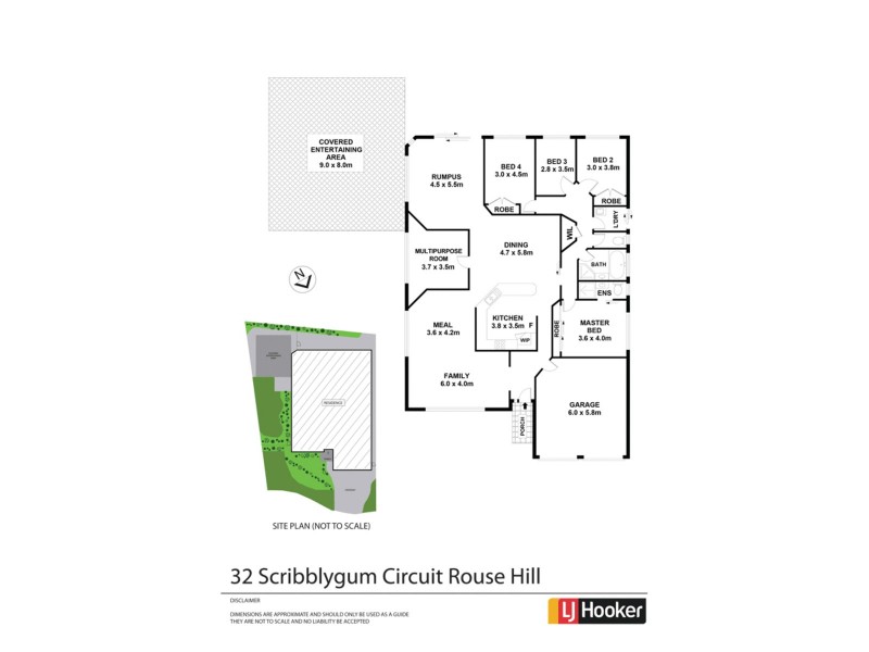 32 Scribblygum Circuit, Rouse Hill NSW 2155 Floorplan
