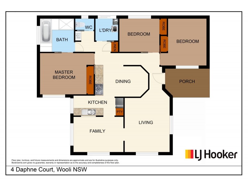 4 Daphne Court, Wooli NSW 2462 Floorplan