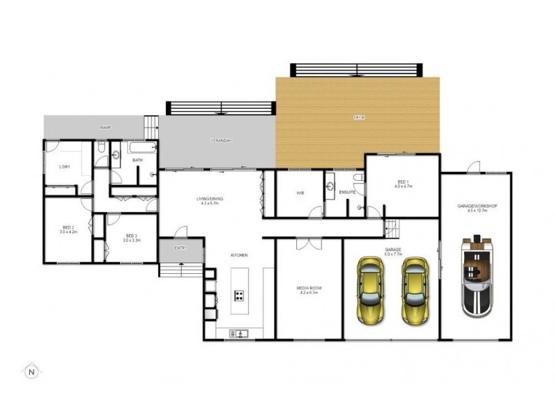 3503 Big River Way, Cowper NSW 2460 Floorplan