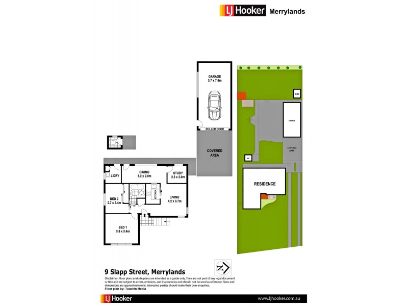 9 Slapp Street, Merrylands NSW 2160 Floorplan