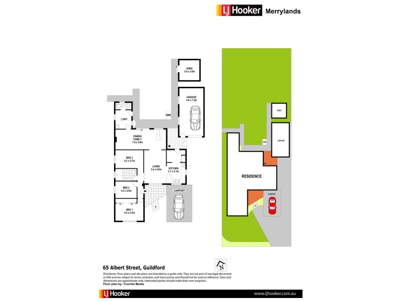 65 Albert St, Guildford NSW 2161 Floorplan
