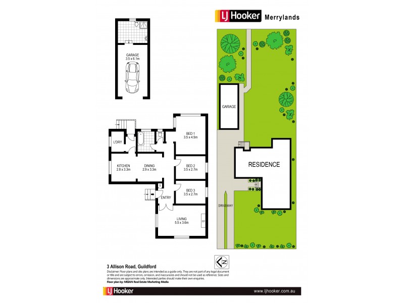 3 Allison Rd, Guildford NSW 2161 Floorplan