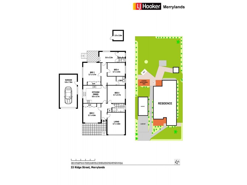 33 Ridge Street, Merrylands NSW 2160 Floorplan