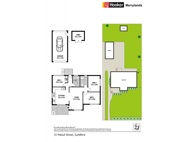 15 Malouf Street, Guildford NSW 2161 Floorplan