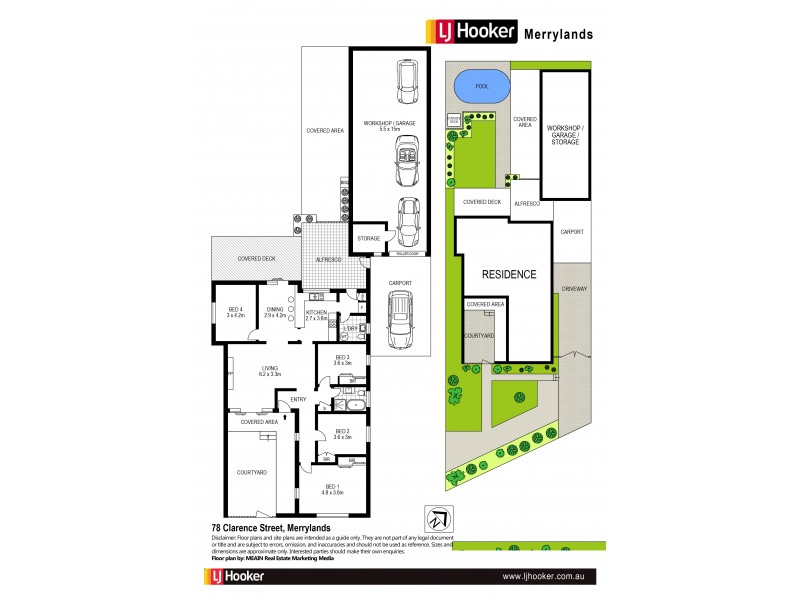 78 Clarence Street, Merrylands NSW 2160 Floorplan