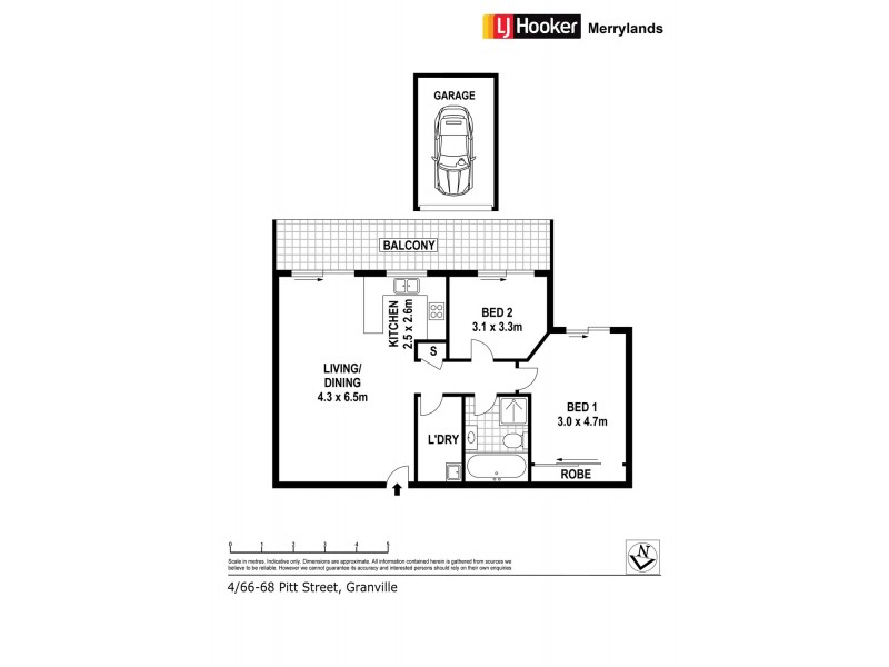 Unit 4/66-68 Pitt Street, Granville NSW 2142 Floorplan