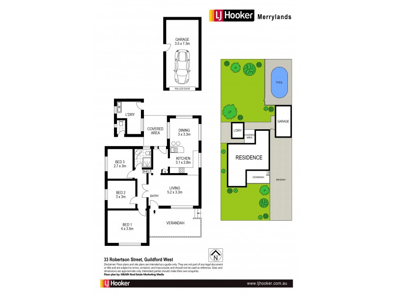 33 Robertson St, Guildford West NSW 2161 Floorplan