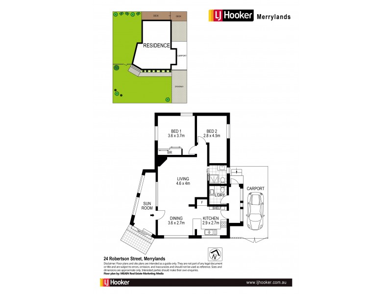 24 Robertson St, Merrylands NSW 2160 Floorplan