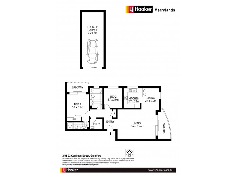 Unit 2/91-93 Cardigan Street, Guildford NSW 2161 Floorplan
