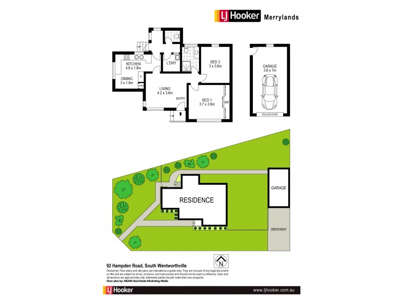 92 Hampden Road, South Wentworthville NSW 2145 Floorplan