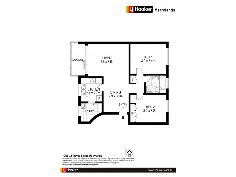 Unit 10/28-32 Treves Street, Merrylands NSW 2160 Floorplan