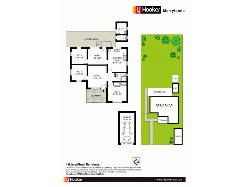 1 Holroyd Rd, Merrylands NSW 2160 Floorplan
