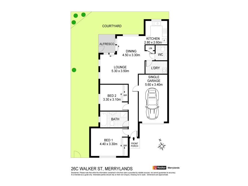 26C Walker Street, Merrylands NSW 2160 Floorplan