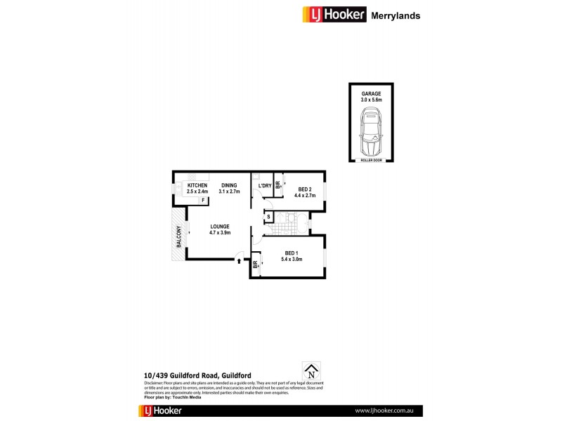 10/439 Guildford Rd, Guildford NSW 2161 Floorplan