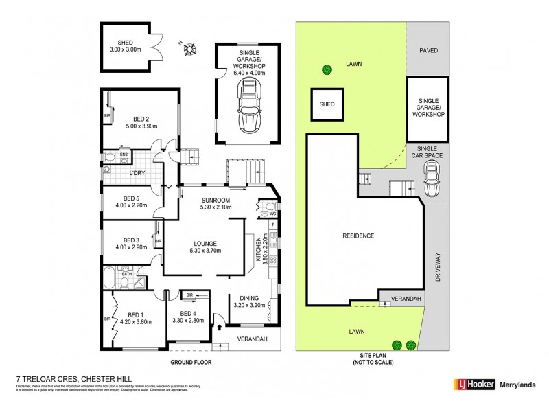 7 Treloar Crescent, Chester Hill NSW 2162 Floorplan