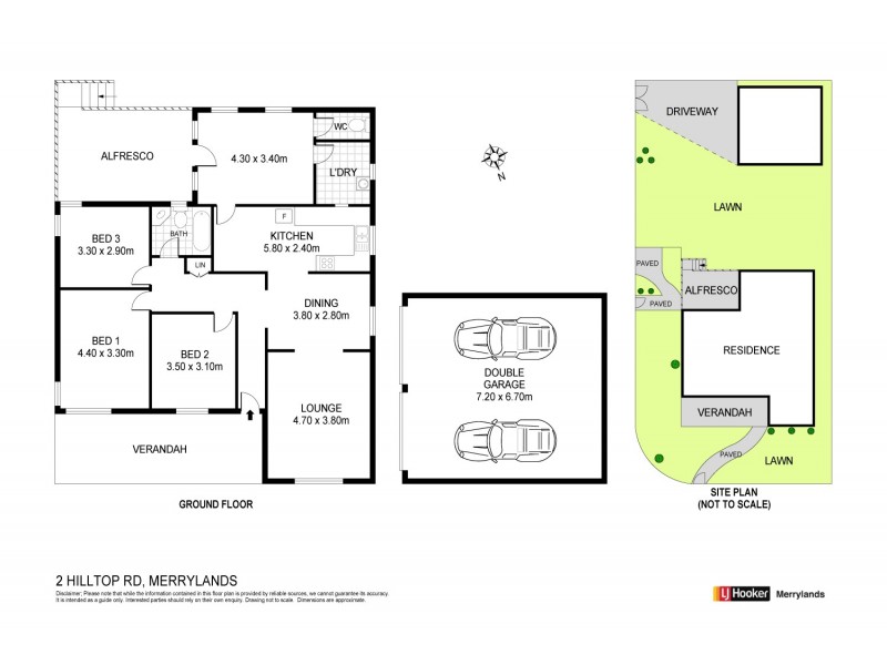 2 Hilltop Rd, Merrylands NSW 2160 Floorplan