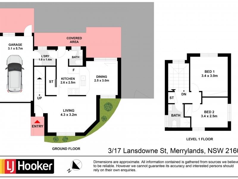 3/17 Lansdowne Street, Merrylands NSW 2160