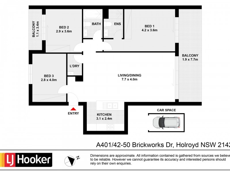 A401/42-50 Brickworks Drive, Merrylands NSW 2160