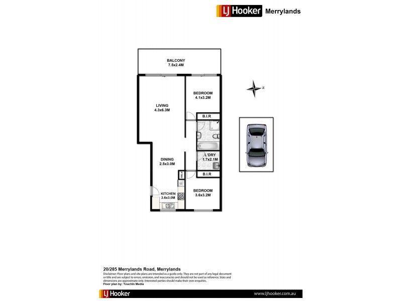 20/285 Merrylands Road, Merrylands NSW 2160 Floorplan