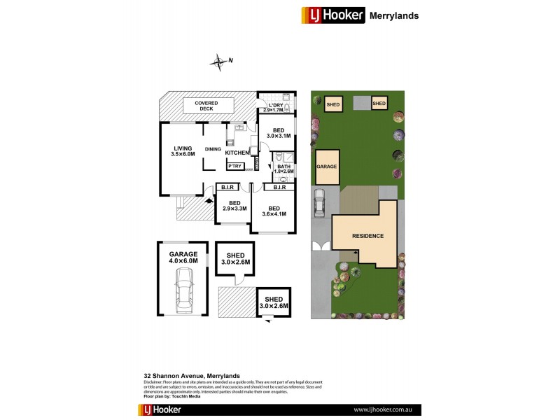 32 Shannon Ave, Merrylands NSW 2160 Floorplan