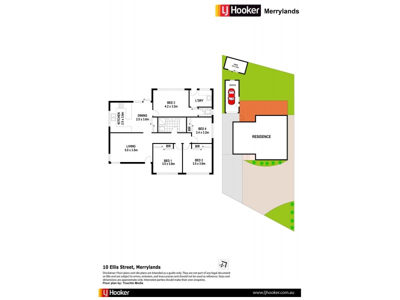 10 Ellis St, Merrylands NSW 2160 Floorplan
