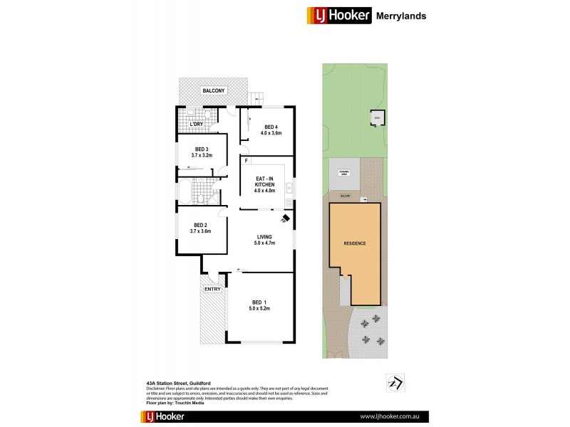 43A Station St, Guildford NSW 2161 Floorplan