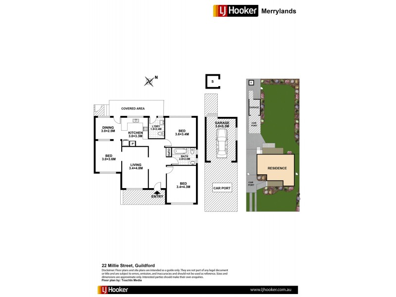 22 Millie St, Guildford NSW 2161 Floorplan